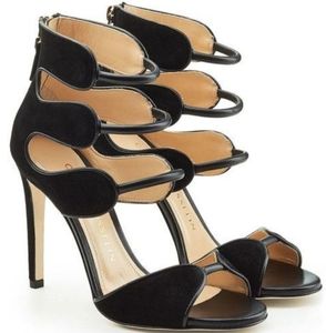 Chloé Gosselin Suede Cage Sandals